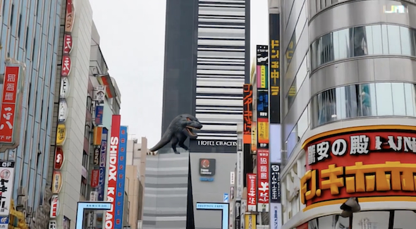 AIで動かすゴジラ