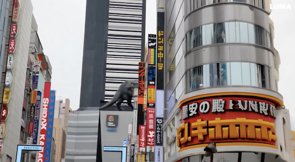 AIで動かすゴジラ