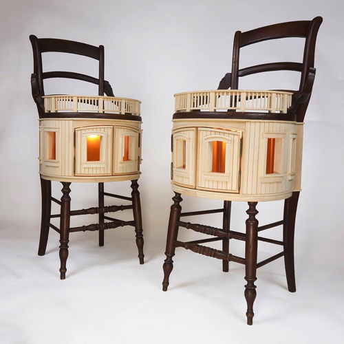 建築模型のような家具