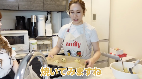 ありしゃんクッキーの実演