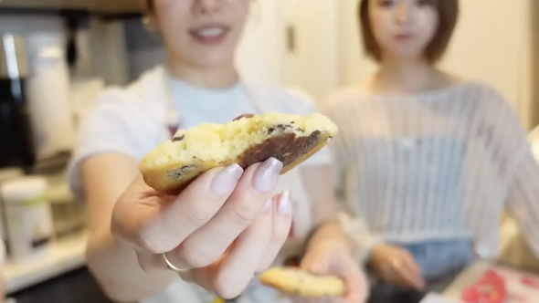 ありしゃんクッキーの実演