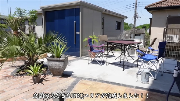 雑草だらけだった庭を素人夫婦がDIY