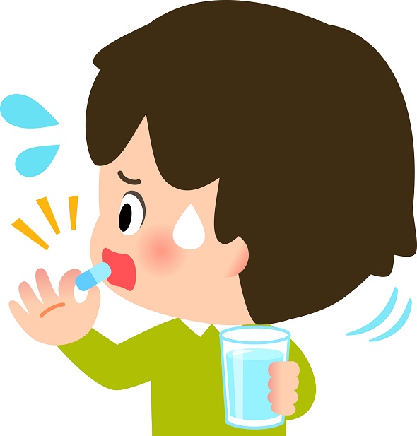 薬を飲みたい01