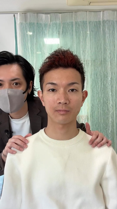 大変身 美容師 イメチェン カット カラー 男性 髪型 常連