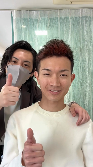 大変身 美容師 イメチェン カット カラー 男性 髪型 常連