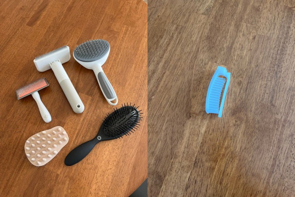 猫ちゃん用のブラシ