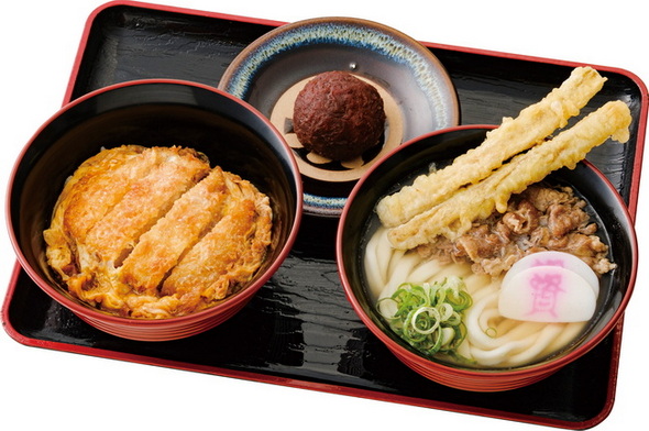 資さんうどん 資さんしあわせセット