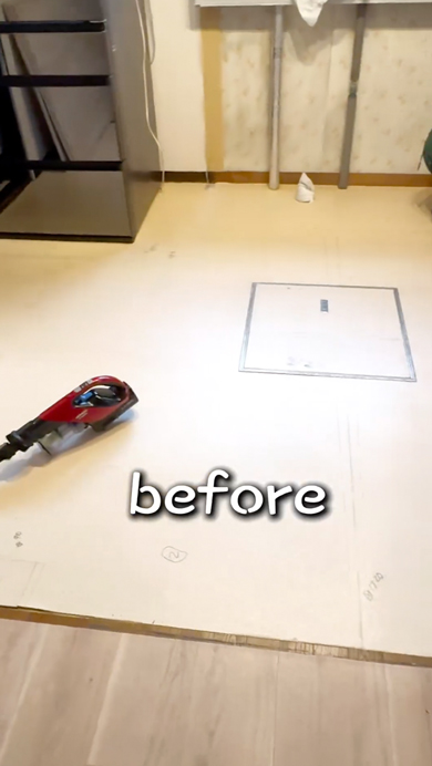 ボロボロの床をリノベーション