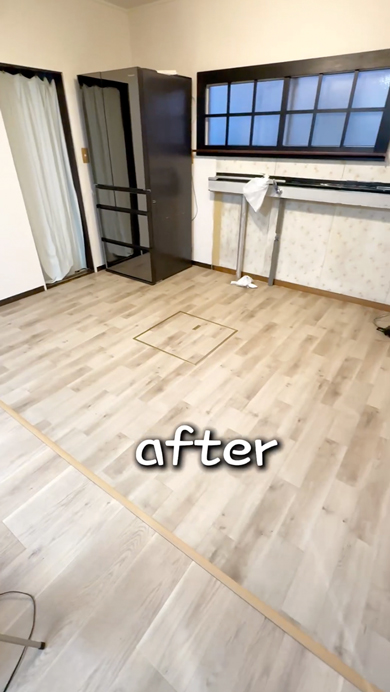 ボロボロの床をリノベーション