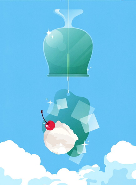 クリームソーダをこぼした風鈴