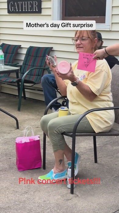 母の日にサプライズプレゼント