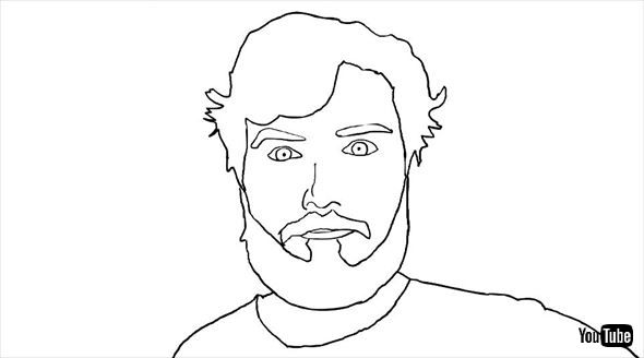 自分の顔を500回トレースしたら