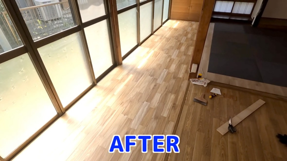 ボロ 戸建て 一軒丸ごと DIY リフォーム ビフォーアフター 古い 和室