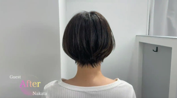 心配していた襟足も完璧