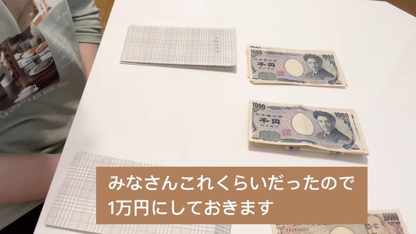 自分の給与から水道光熱費を差し引くパートタイマーの女性