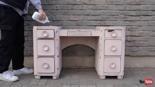 1940年代のアール・デコ風の化粧台