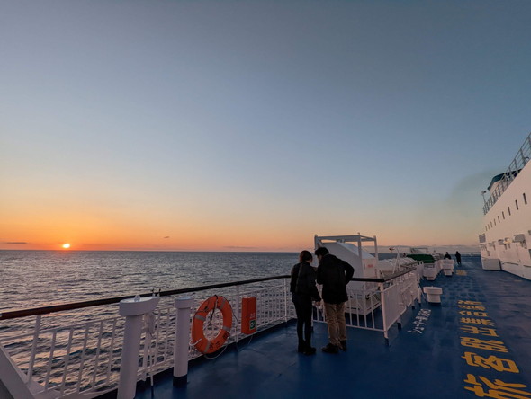 船上から見た光景