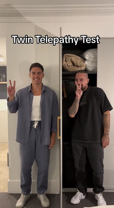 双子のシンクロテスト