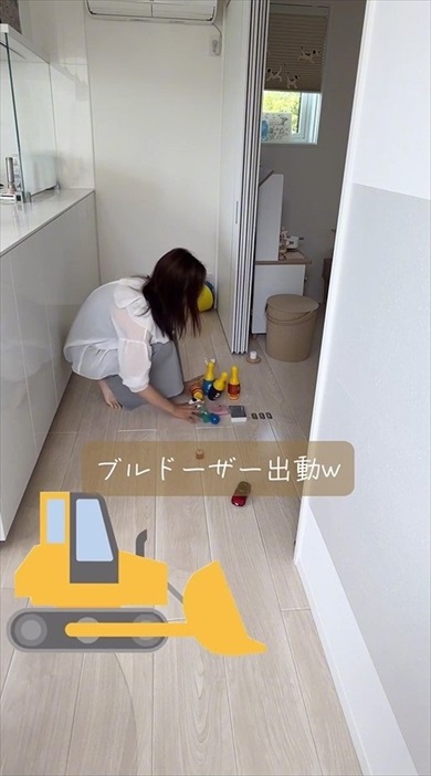 子どもが散らかしても大丈夫な洋室