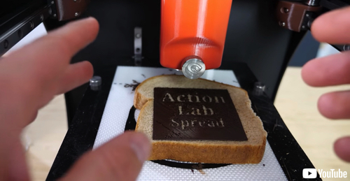 ヌテラを3Dプリンターに入れると？