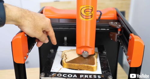 ヌテラを3Dプリンターに入れると？