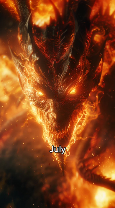 AI 画像 生成  怪物 月別 悪魔 イメージ