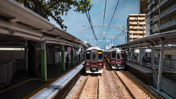 阪急 電車 ジオラマ