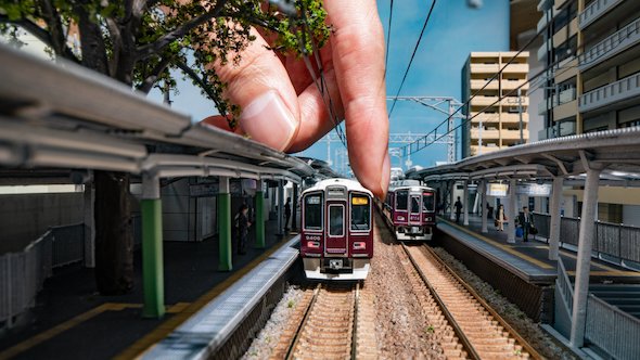 阪急 電車 ジオラマ