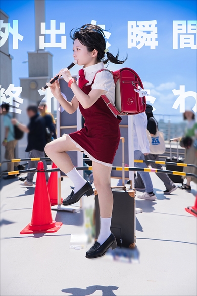 強風オールバックのコスプレ