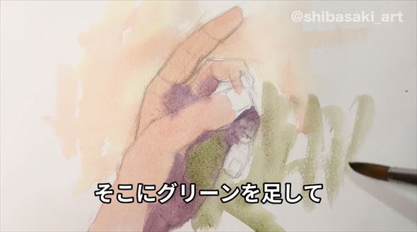 おじいちゃん先生の手の描き方