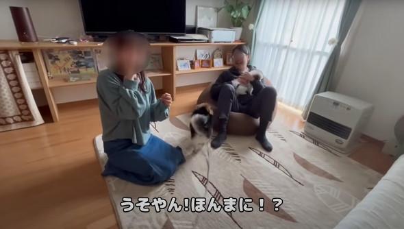 犬好き夫婦にサプライズ