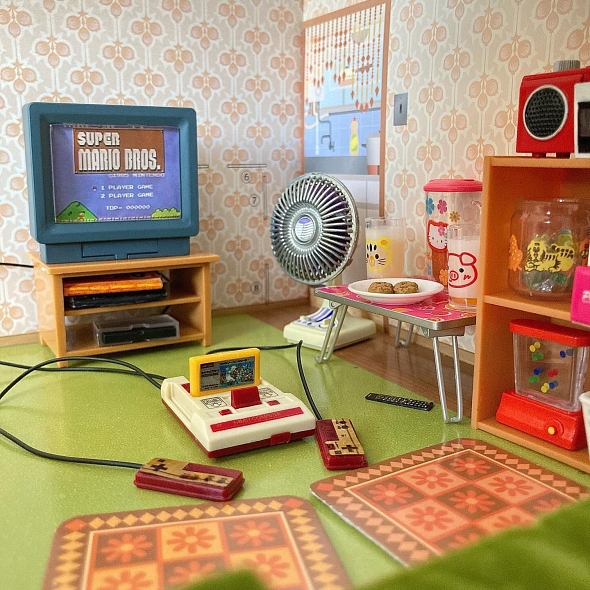 ミニチュアフィギュア 昭和レトロ ファミコン