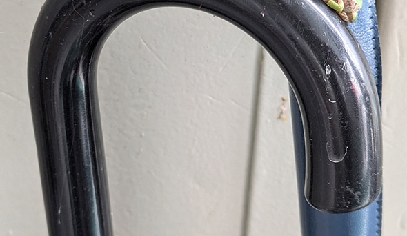 傘の持ち手ドアップ