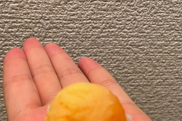 2歳の息子がむいたゆで卵