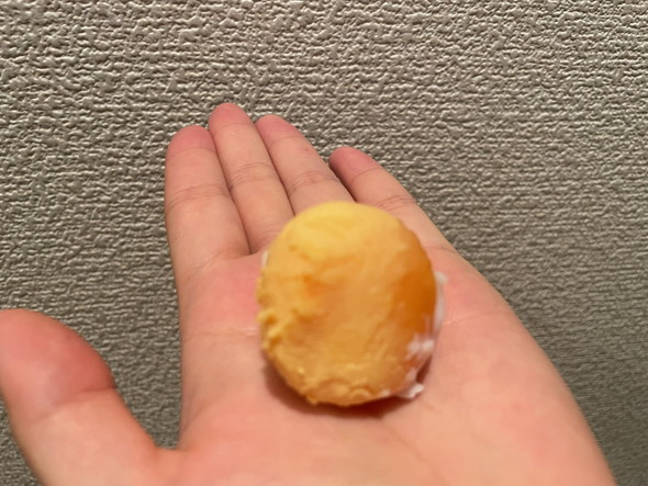 2歳の息子がむいたゆで卵