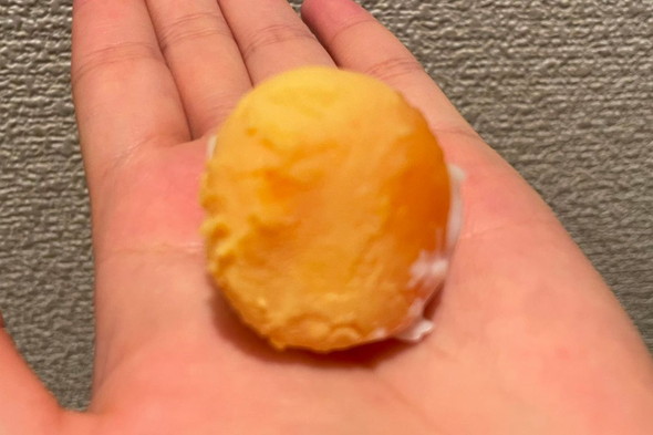 2歳の息子がむいたゆで卵