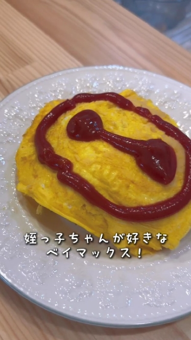 オムライスにはベイマックス