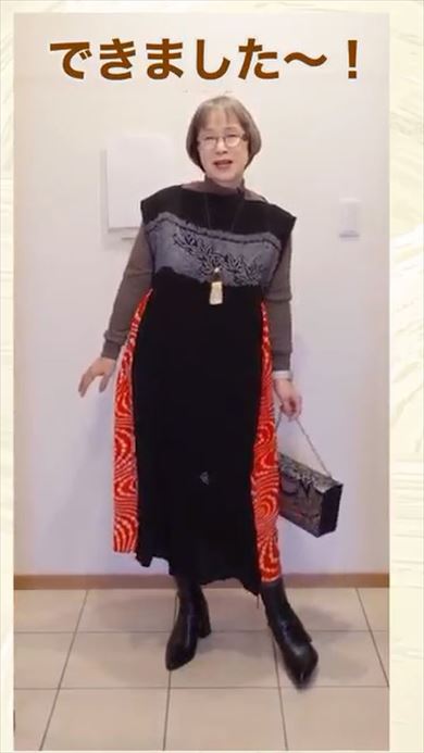 使わなくなった兵児帯のリメーク
