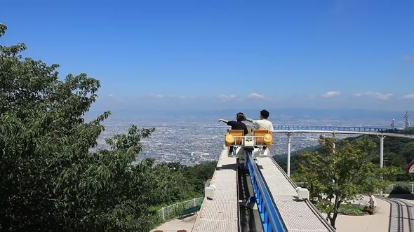 アトラクションから見える絶景