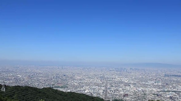 アトラクションから見える絶景
