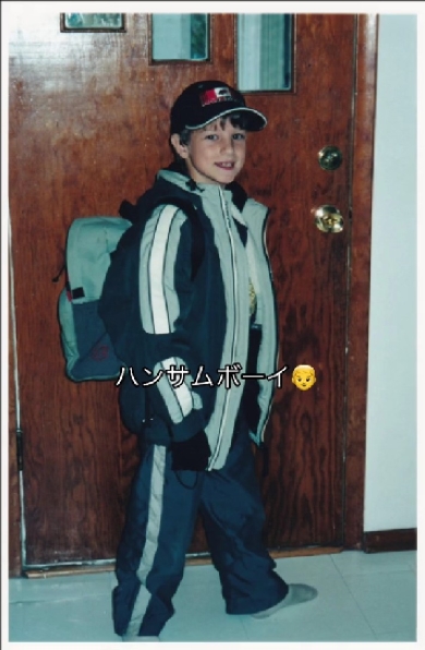 カナダ人夫の幼少期