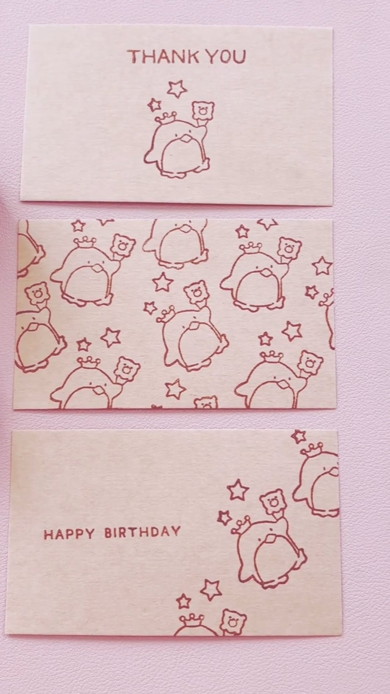 スタンプのかわいい捺しかた