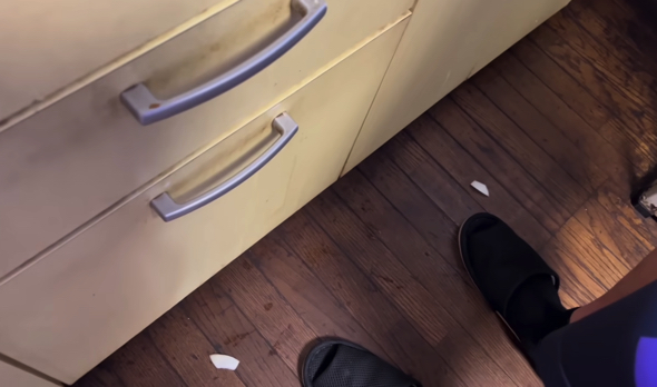 野菜をこぼすアクシデントも