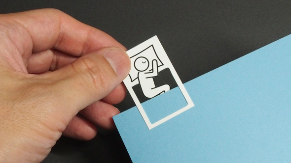 寝る ペーパークリップ 挟む 布団をかける アイデア