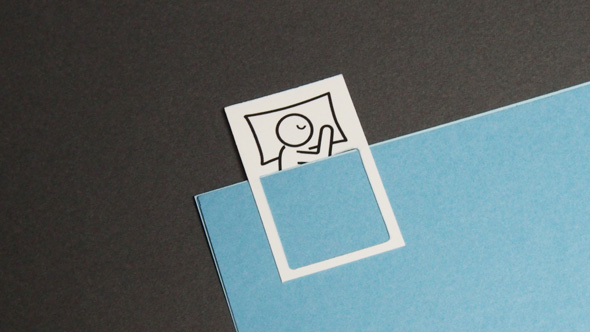 寝る ペーパークリップ 挟む 布団をかける アイデア