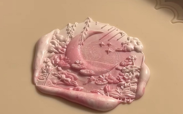 シーリングワックス重ねづけ作品02