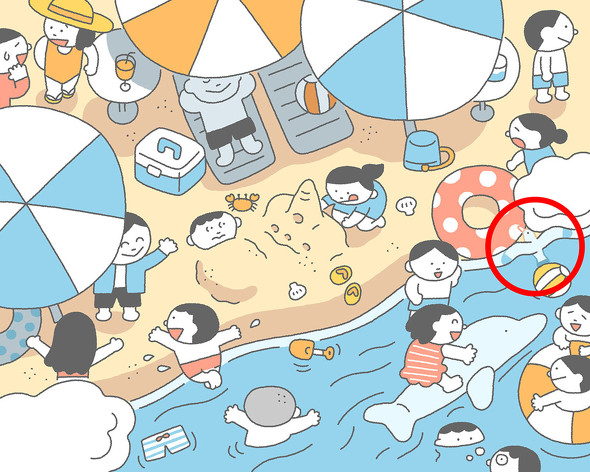 ねとらぼ　隠し絵　イラカアヅコ