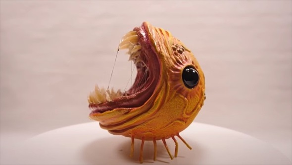 リアルなパックマンを作る動画