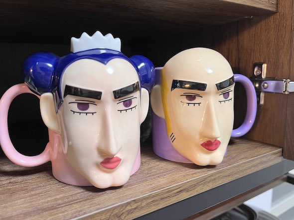 マカオとジョマのマグカップ