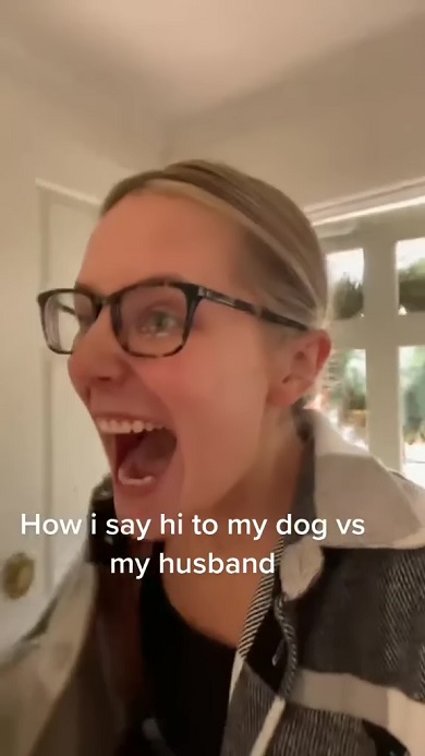 愛犬と夫で声掛けが大きく異なる妻